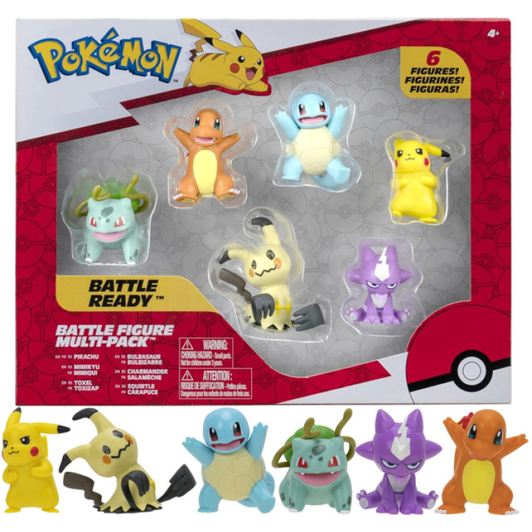 Sada figúrok – Pokémon BATTLE READY MULTI-PACK 6ks.